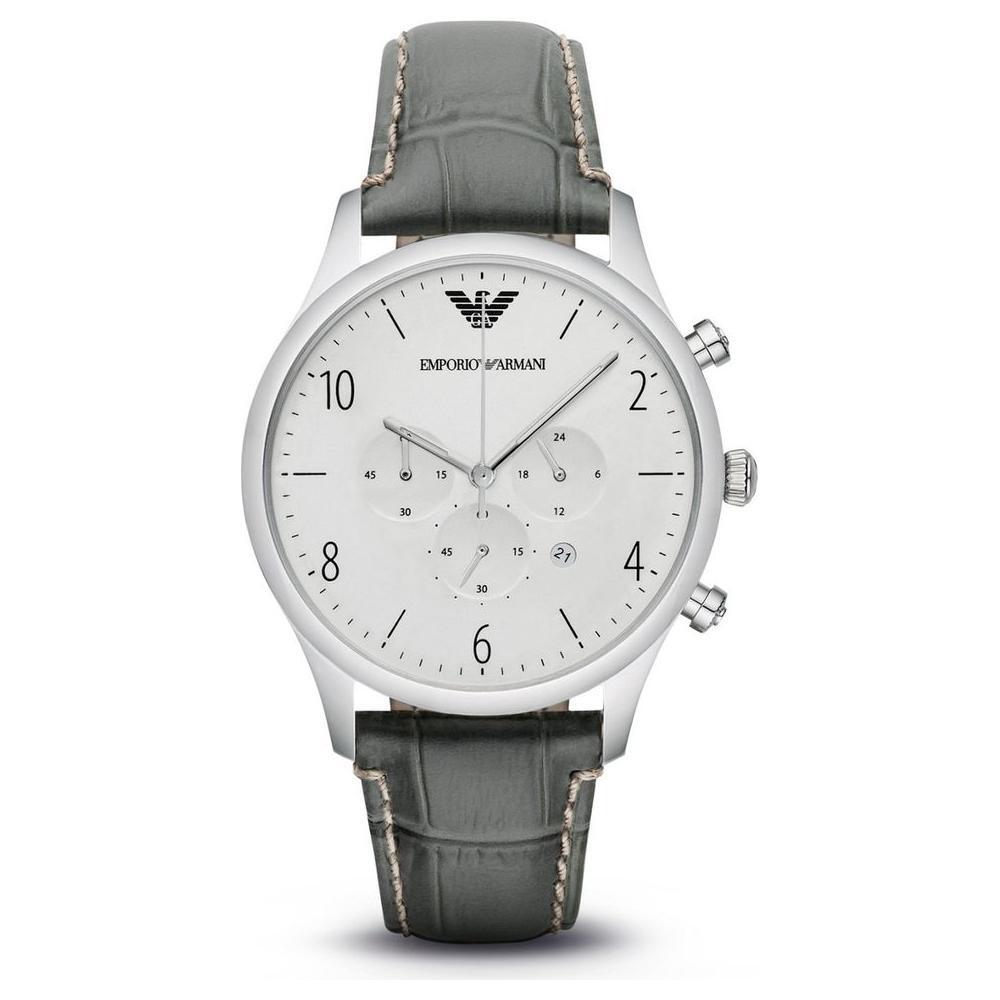 Armani Green Leather Watch ARAR1861AC