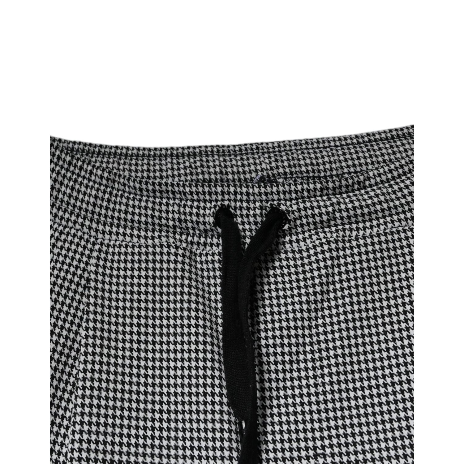 Dolce & Gabbana Black White Houndstooth Skinny Dress Pants
