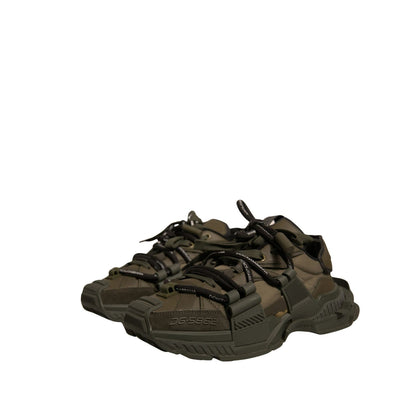 Dolce & Gabbana Military Green Space Low Top Sneakers Shoes
