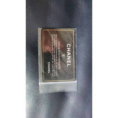 Chanel Blue Leather Large Quilted Chain Hand Shoulder Bag