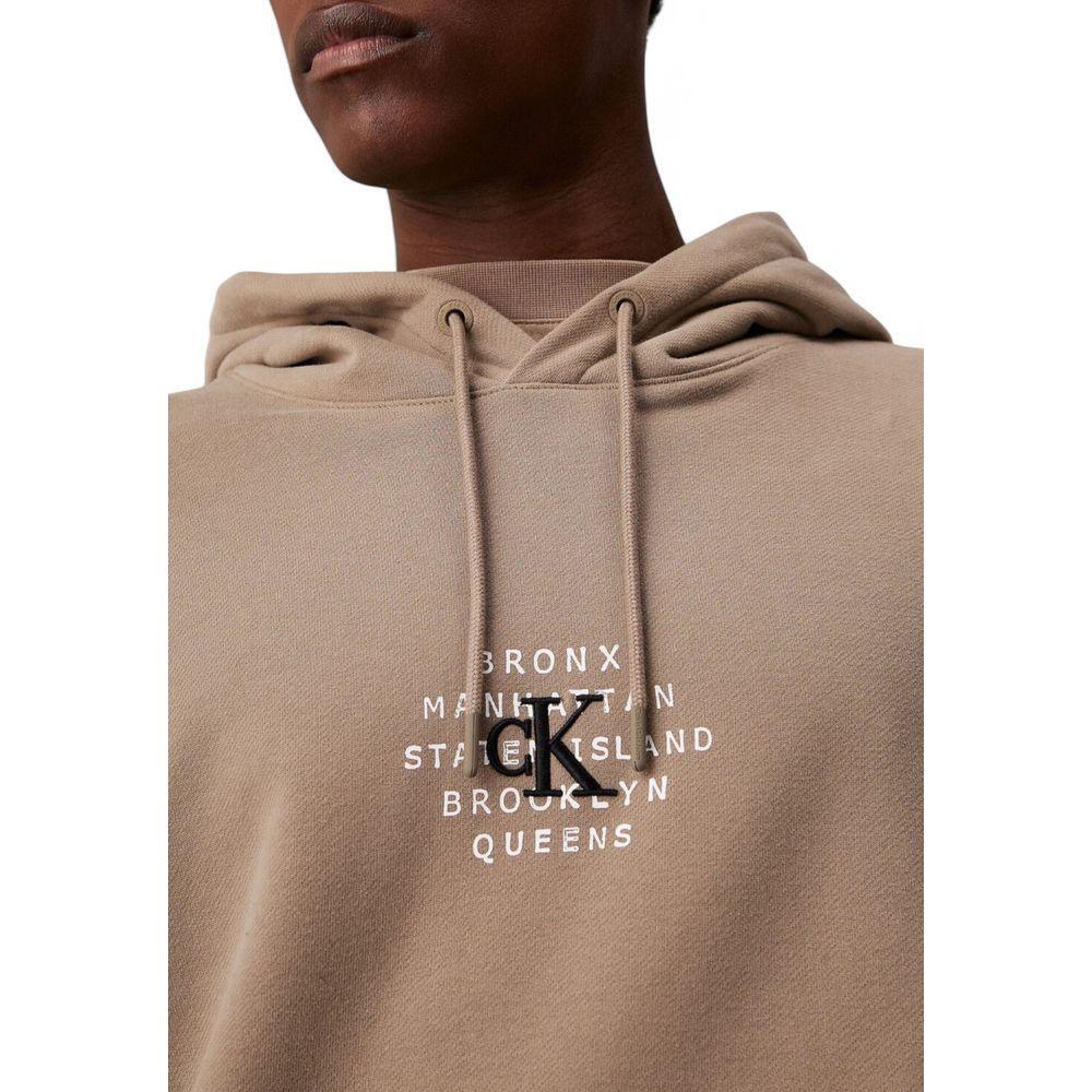 Calvin Klein Jeans Beige Cotton Hoody CA-16502400127-IT48 | L