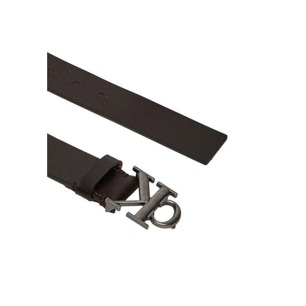 Calvin Klein Jeans Brown Leather Belt CA-14593500140-85 CM / 34 INCHES