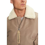 Calvin Klein Jeans Beige Recycled Polyamide Jackets & Coat CA-16508600127-IT52 | XL