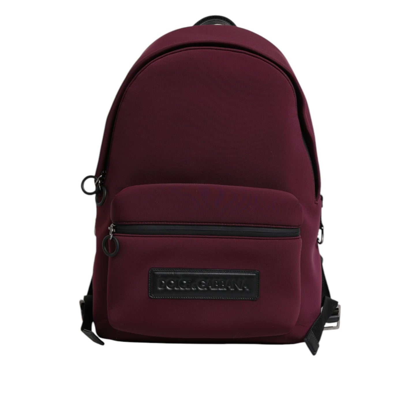 Dolce & Gabbana Burgundy Montreale Tecnico Textile Men Backpack Bag