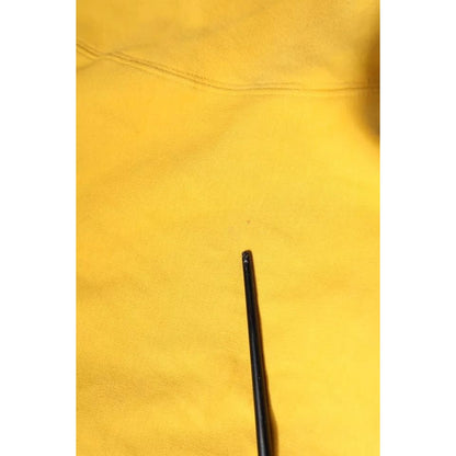 Dolce & Gabbana Yellow Logo Full Zip Hooded Sweatshirt Sweater