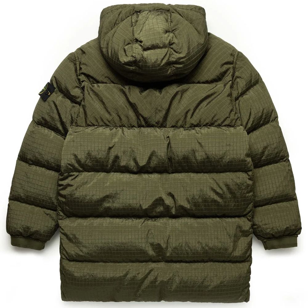 Stone Island Green Nylon Jackets & Coat