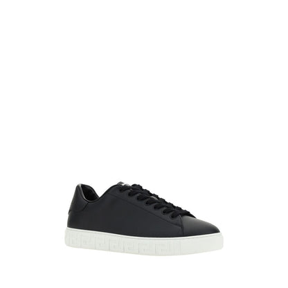 Versace Black Rubber Low Top Sneakers