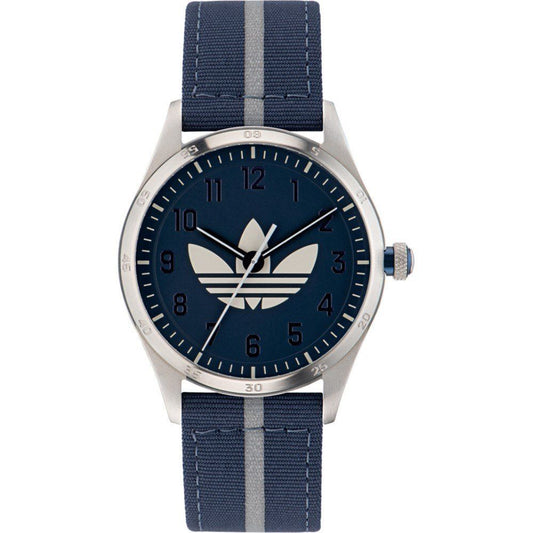 Adidas Blue Fabric Sport Watch