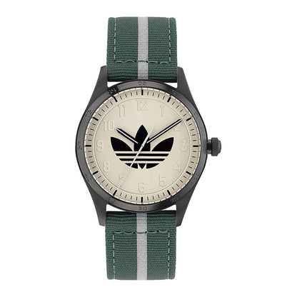 Adidas Green Fabric Sport Watch