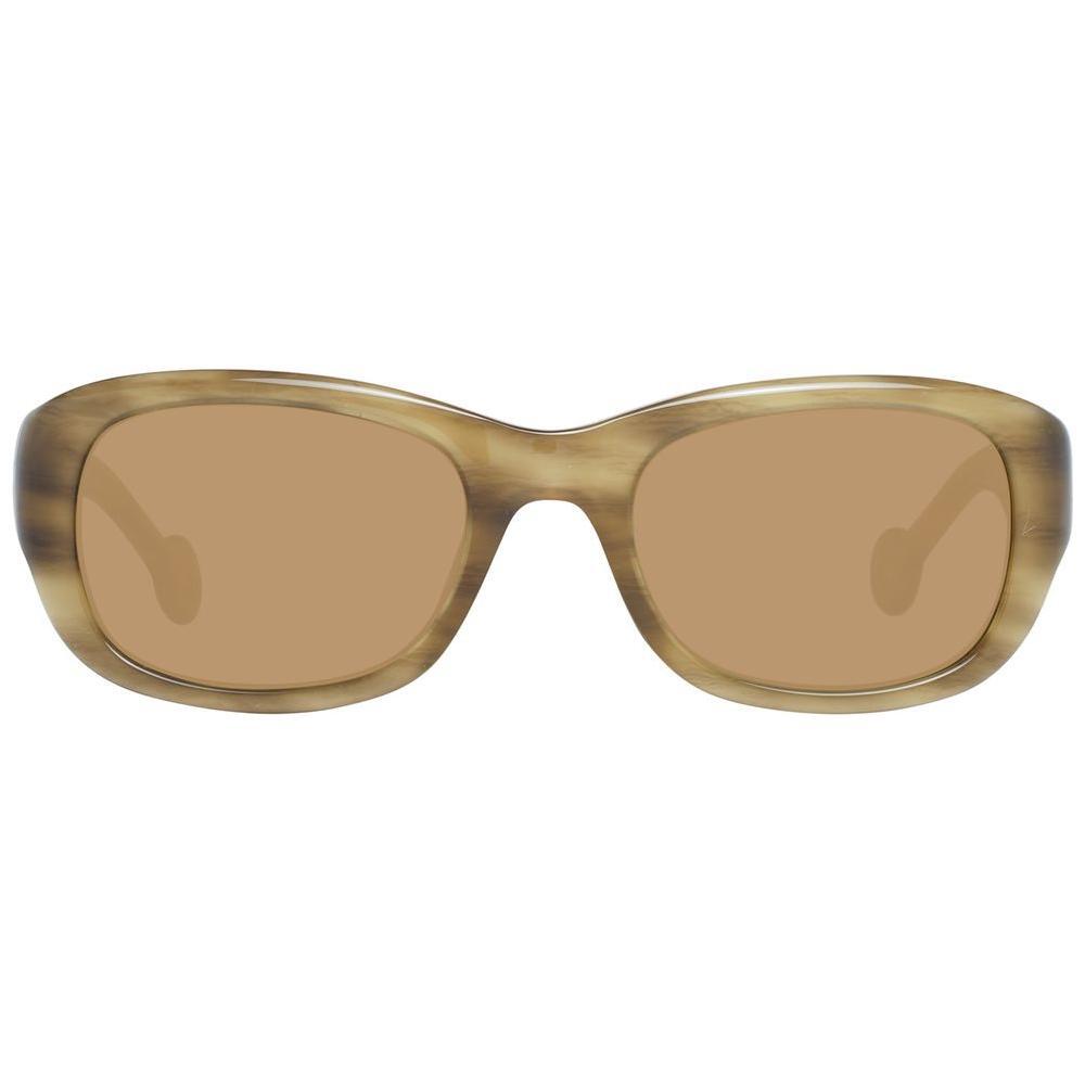 Hally&Son Brown Plastic Sunglasses HAHS55352S03AC