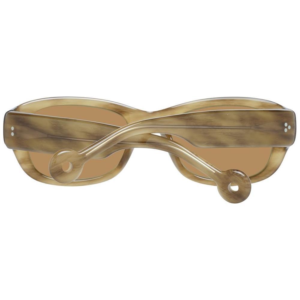 Hally&Son Brown Plastic Sunglasses HAHS55352S03AC