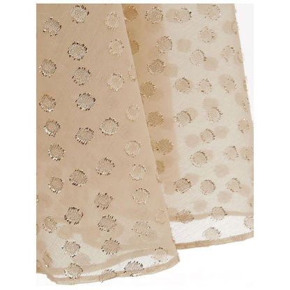 Lardini Beige Cotton Elegance Dress