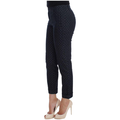 Dolce & Gabbana Polka Dotted Slim Capris Jeans 1% Elastane,1728,67345645728,Blue,Clothing,Dolce & Gabbana,IT38|XS,Jeans & Pants - Women - Clothing,Jeans Denim - Clothing,Material: 99% Cotton,New with tags,Slim Fit Jeans - Jeans Denim - Clothing,Women,Wome