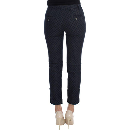 Dolce & Gabbana Polka Dotted Slim Capris Jeans 1% Elastane,1728,67345645728,Blue,Clothing,Dolce & Gabbana,IT38|XS,Jeans & Pants - Women - Clothing,Jeans Denim - Clothing,Material: 99% Cotton,New with tags,Slim Fit Jeans - Jeans Denim - Clothing,Women,Wome