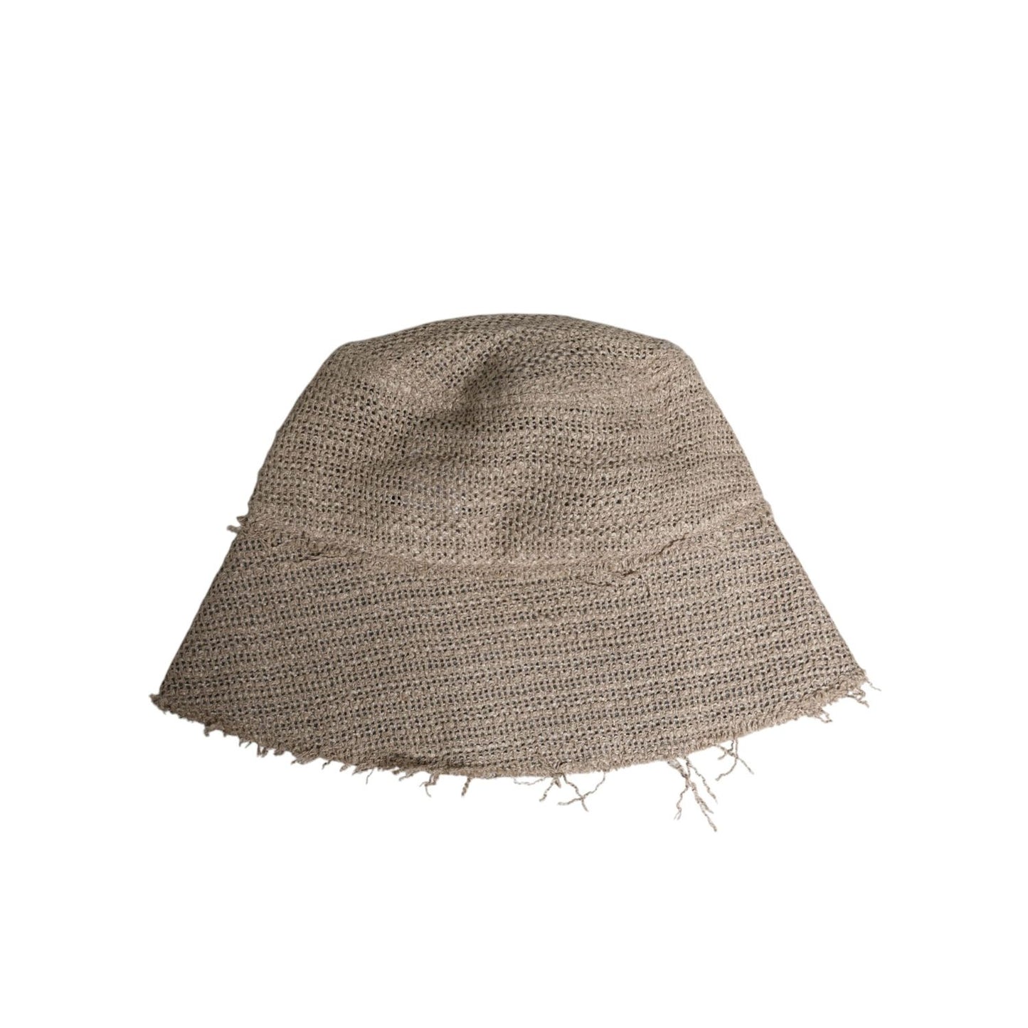 Dolce & Gabbana Beige Linen Wide Brim Bucket Hat