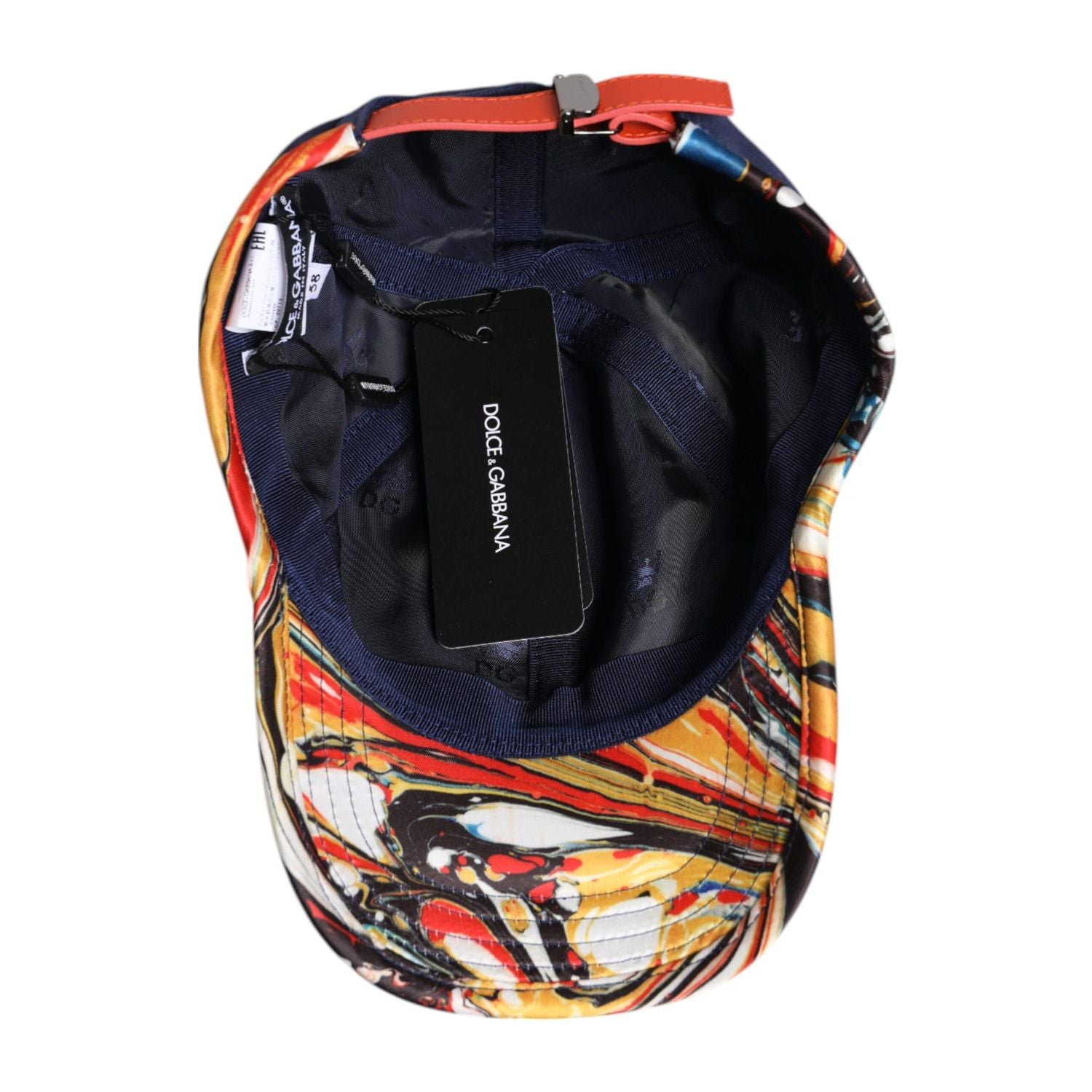 Dolce & Gabbana Blue Cotton 6 Panels Baseball Cap