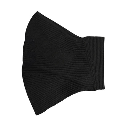 Dolce & Gabbana Black Nylon Knitted Ski Mask Balaclava