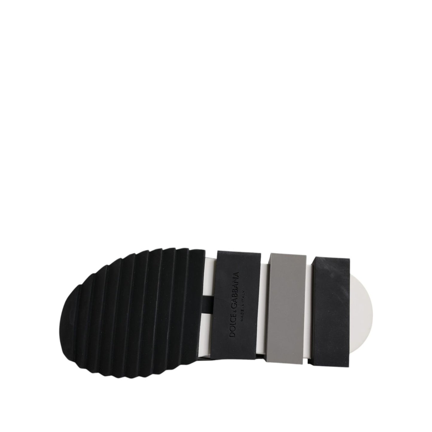 Dolce & Gabbana Black White Slip On Sorrento Sneakers Shoes