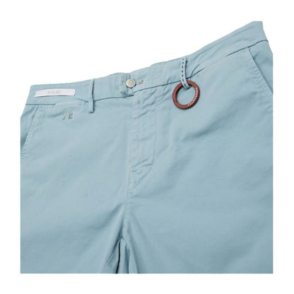 Tramarossa Light Blue Linen Men Short