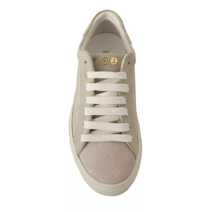 HIDE & JACK Off White Low Top Lace Up Sneakers Shoes