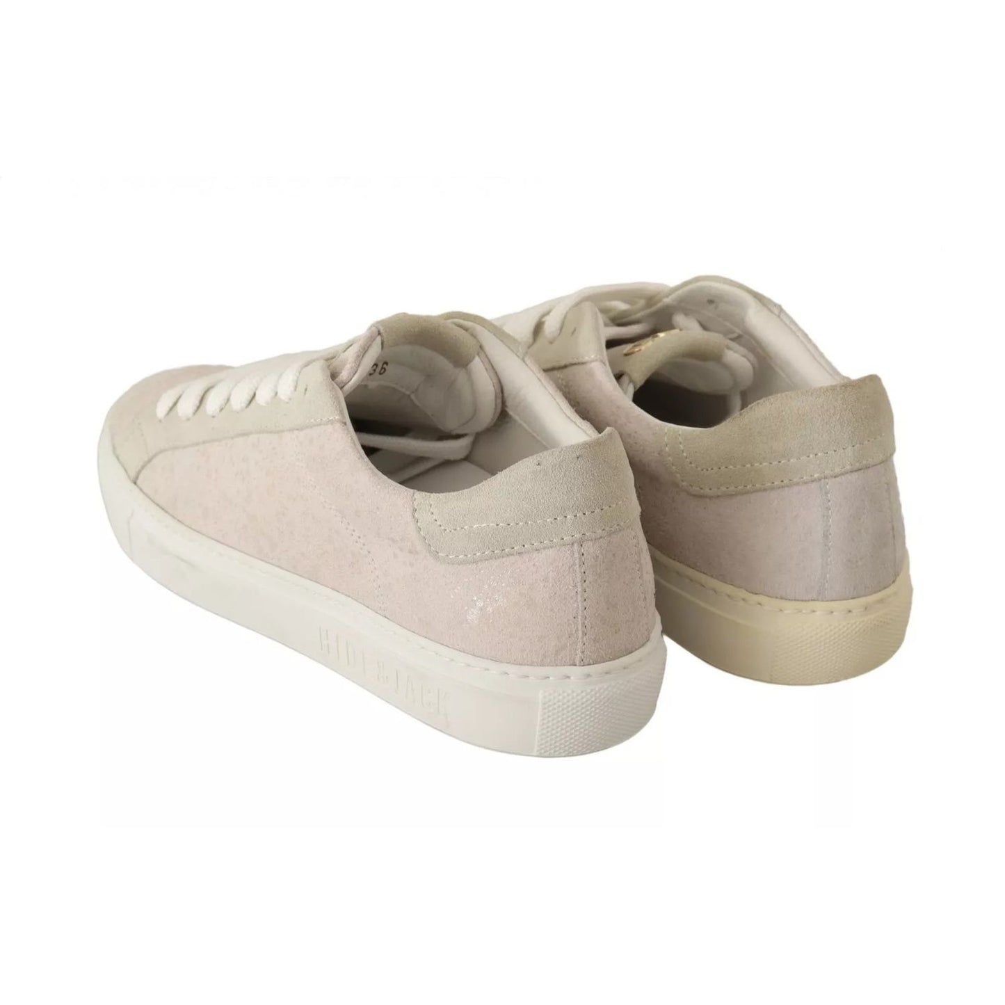 HIDE & JACK Off White Low Top Lace Up Sneakers Shoes