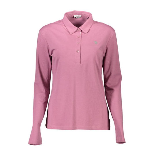 U.S. POLO ASSN. Pink Cotton Polo Shirt