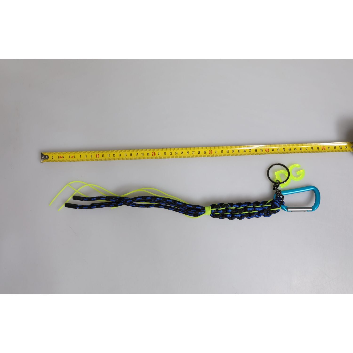 Dolce & Gabbana Multicolor Tape String DG Logo Keychain Polyester Keyring