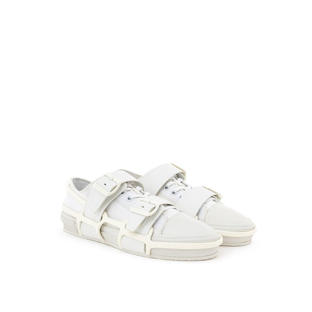 Burberry White Cotton Athletic Sneakers