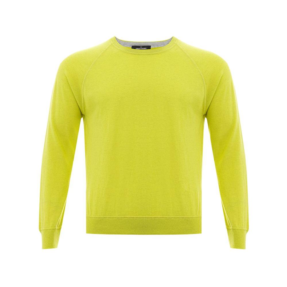 Gran Sasso Sunny Yellow Italian Cotton Sweater