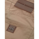 Armani Exchange Brown Cotton Pant AR-1276664-W32