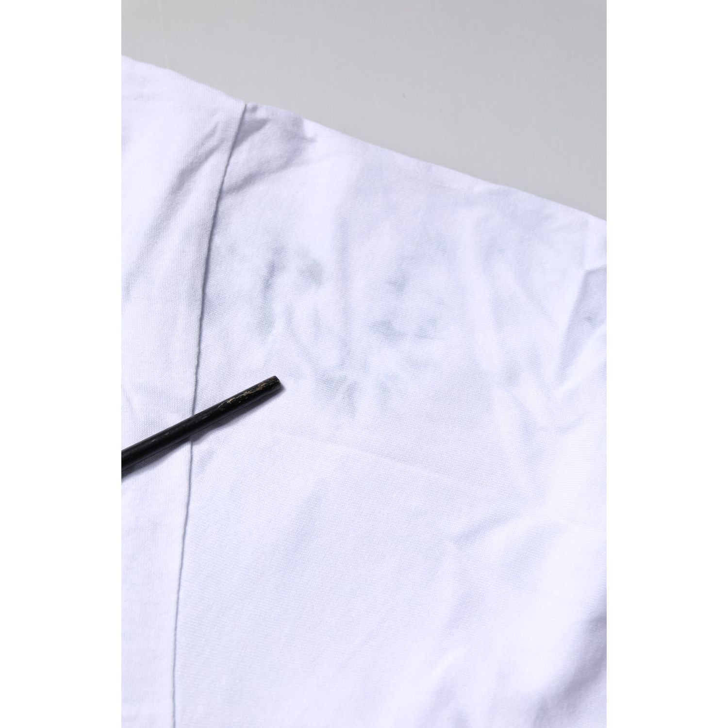 Dolce & Gabbana White Print Lace-Up Cotton Crew Neck T-shirt