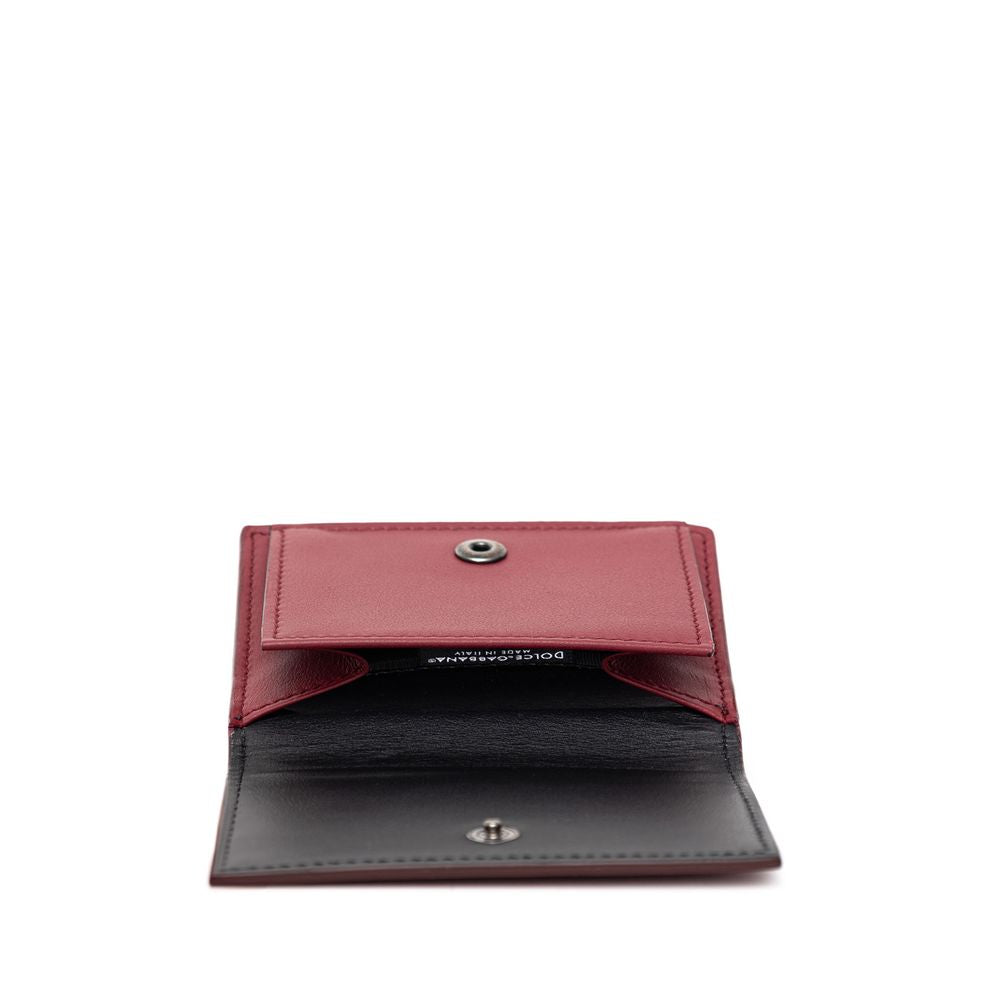 Dolce & Gabbana Red Calfskin Wallet