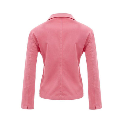 Lardini Elegant Pink Cotton Jacket for Her