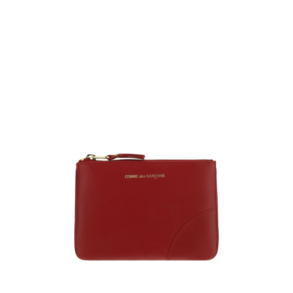 Comme Des Garçons Red Calf Leather Bos Taurus Wallet