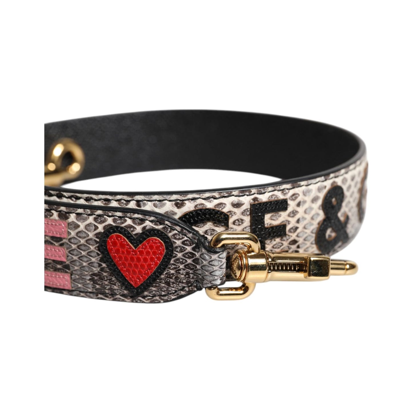 Dolce & Gabbana Multicolor DG AMORE Patch Bag Shoulder Strap