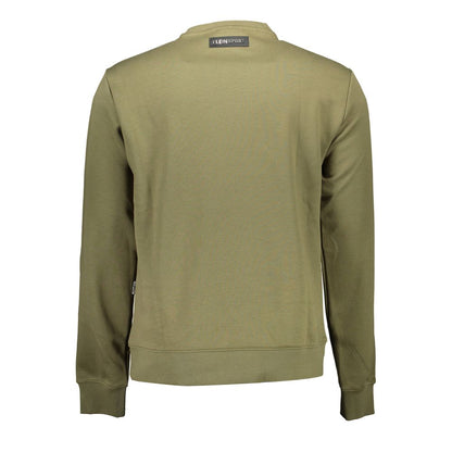 Plein Sport Green Cotton Sweatshirt