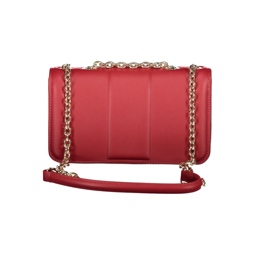 Mario Valentino Red Polyethylene Handbag
