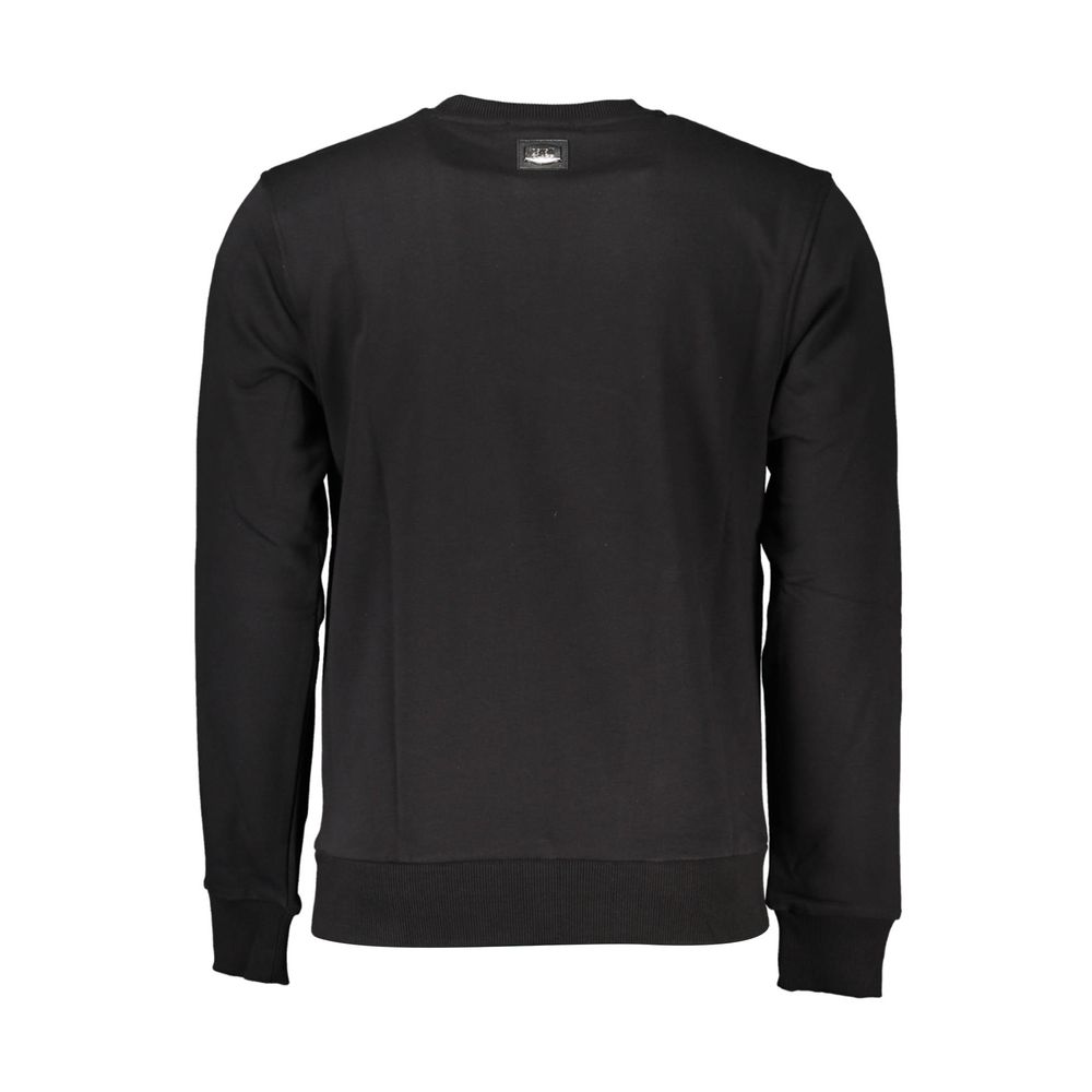 Cavalli Class Black Cotton Sweatshirt