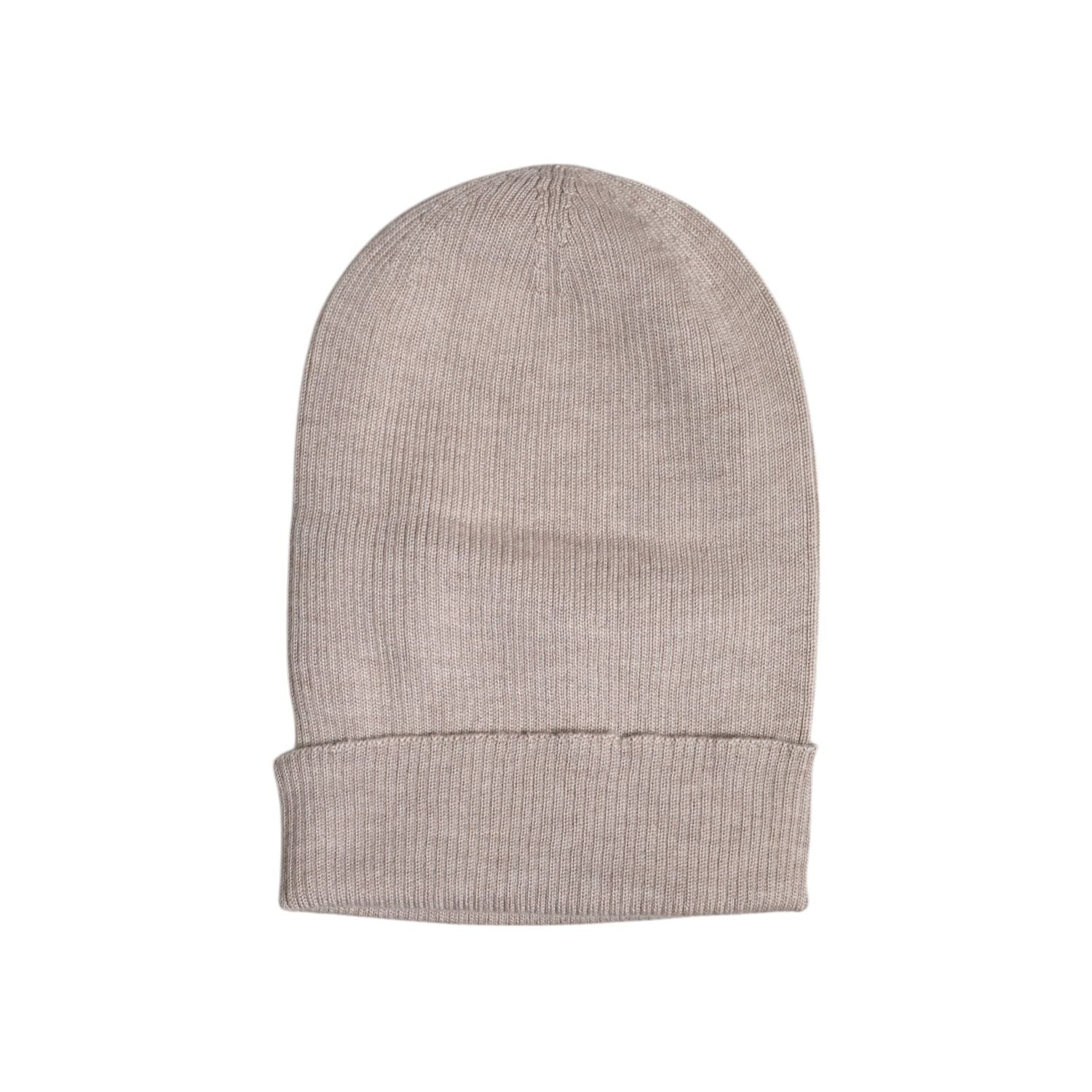 Dolce & Gabbana Beige Cashmere Knitted Winter Beanie Hat
