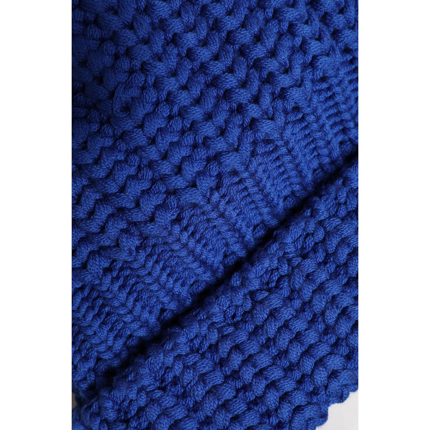 Dolce & Gabbana Blue Wool Knitted Winter Beanie Hat