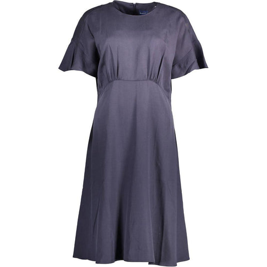 Gant Blue Lyocell Women Dress GA-14802-34