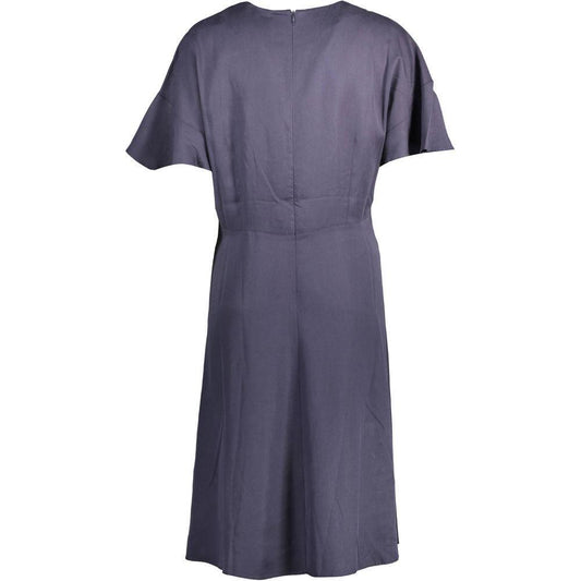 Gant Blue Lyocell Women Dress GA-14802-34