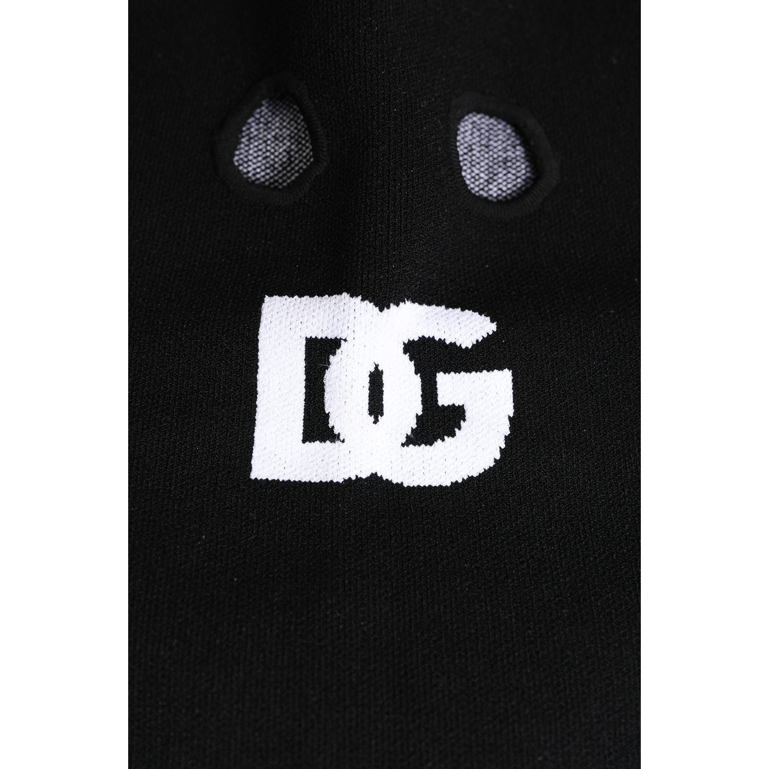 Dolce & Gabbana Black Cashmere Knitted Ski Mask Balaclava Hat