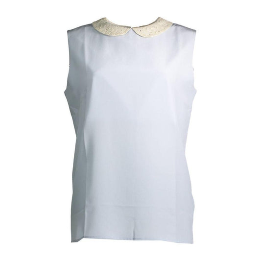 Gant Blue Silk Women Tank GA-2453-38