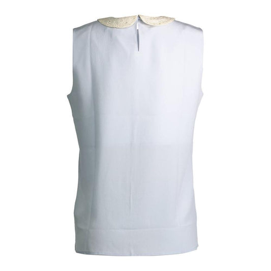 Gant Blue Silk Women Tank GA-2453-38