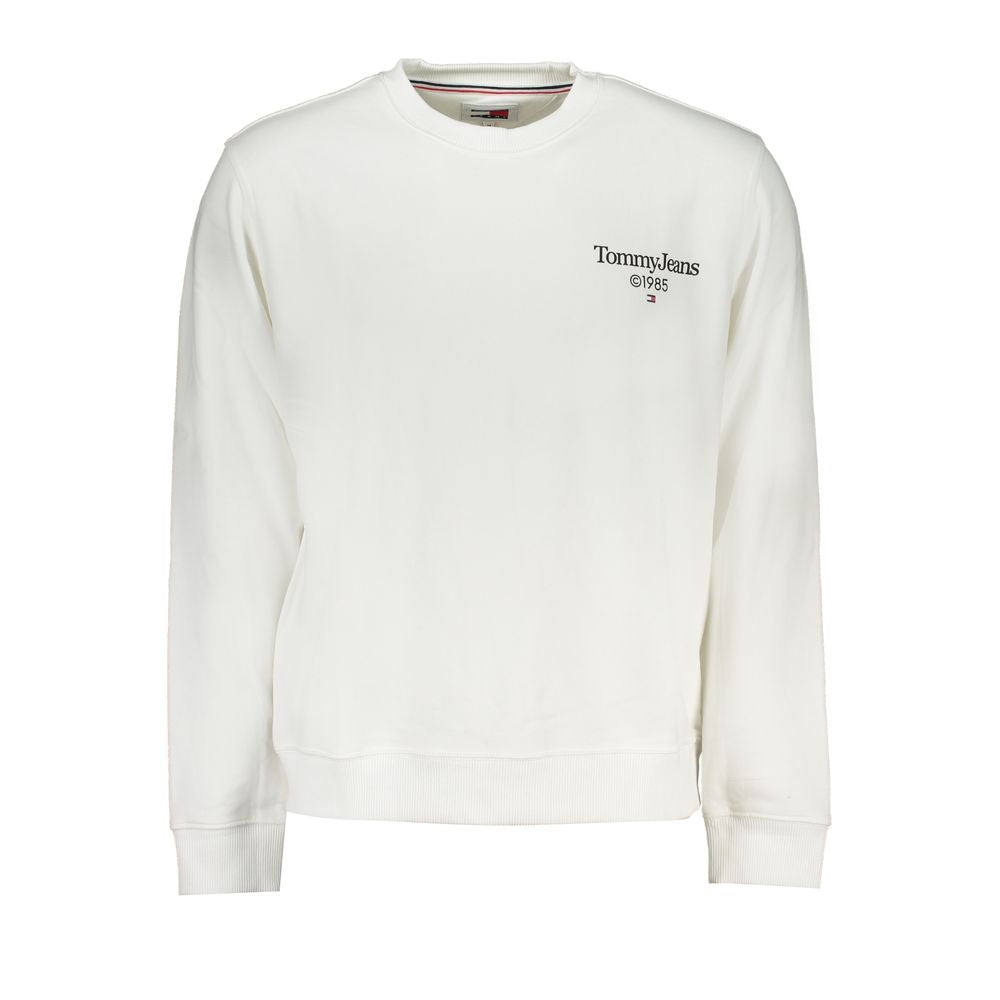 Tommy Hilfiger White Cotton Sweatshirt