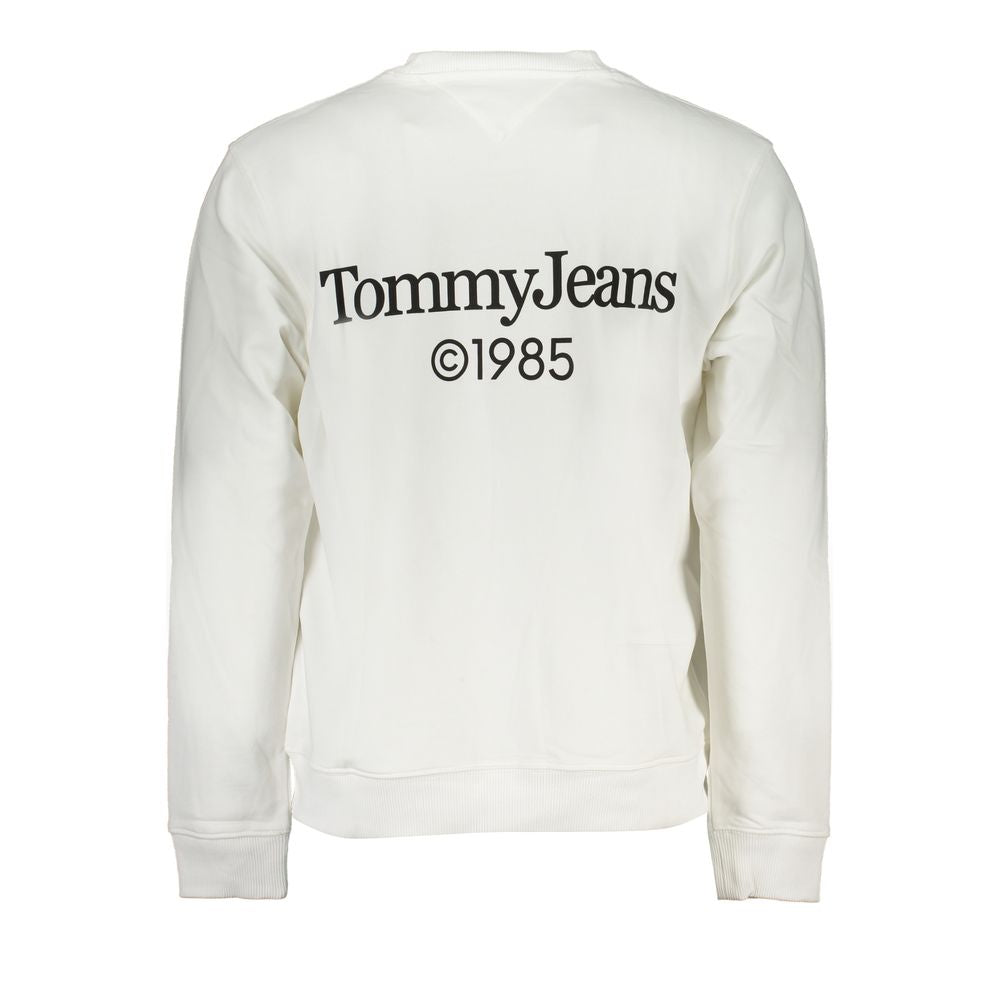 Tommy Hilfiger White Cotton Sweatshirt