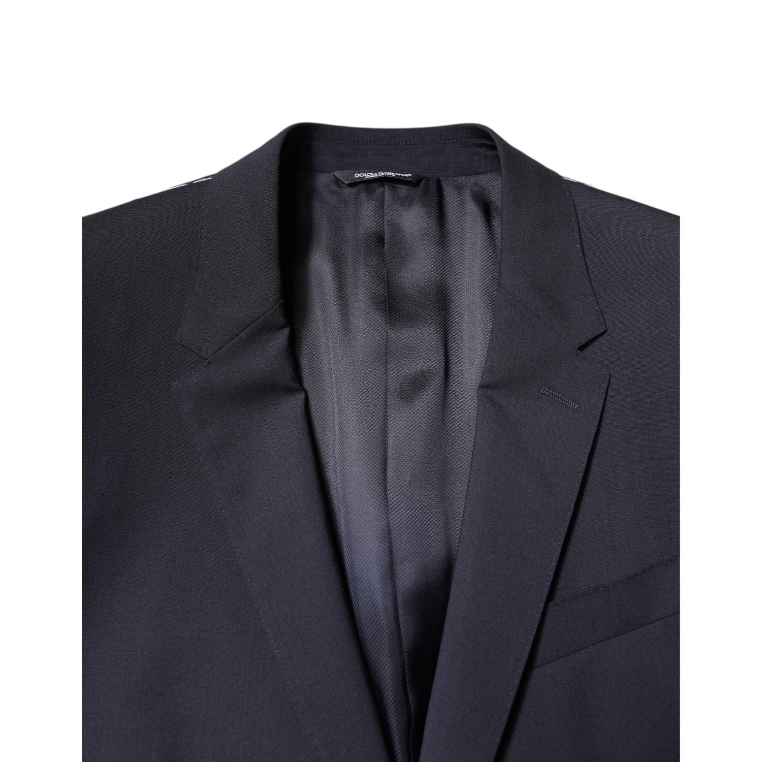Dolce & Gabbana Black MARTINI Single Breasted Coat Blazer