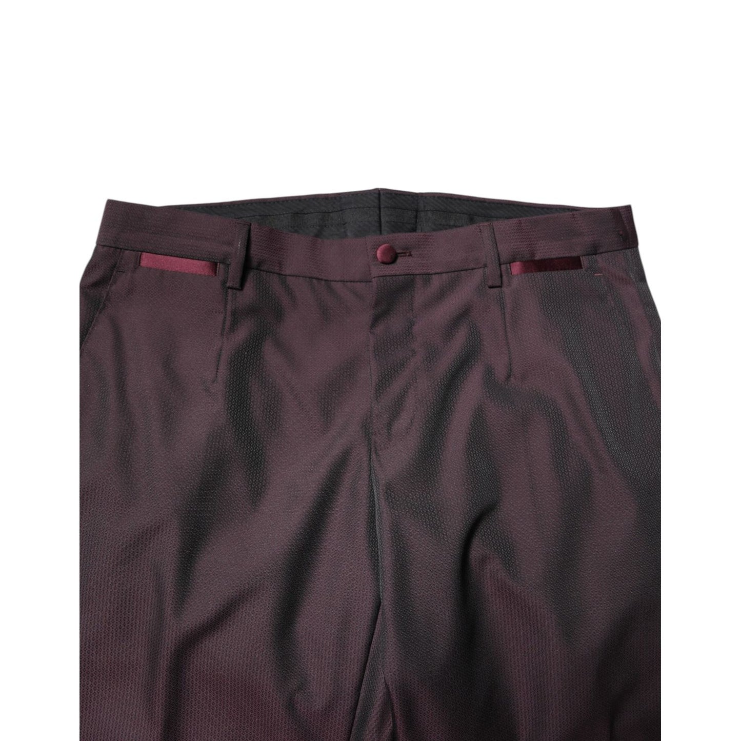 Dolce & Gabbana Maroon Single Breasted Formal 2 Piece Suit