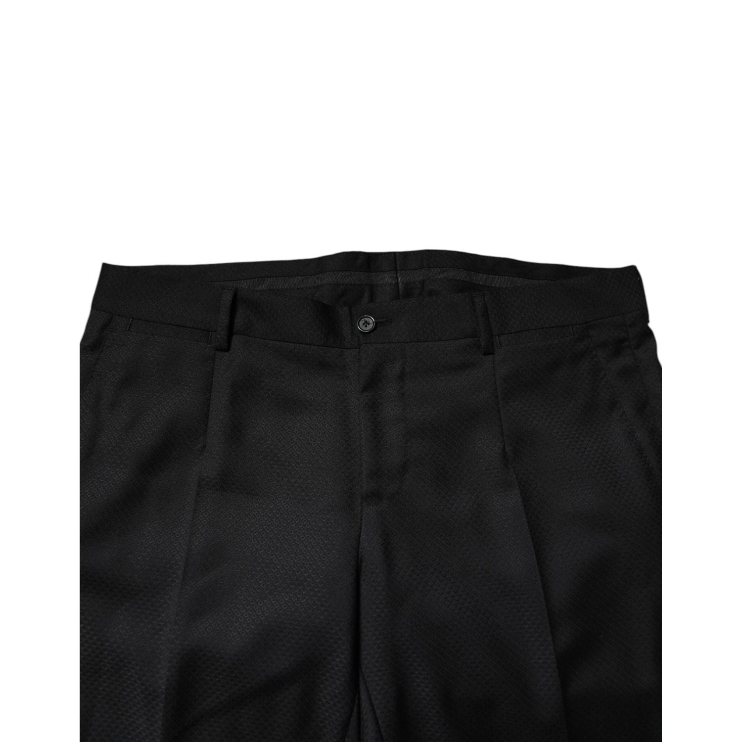 Dolce & Gabbana Black Wool Single Breasted 2 Piece Suit